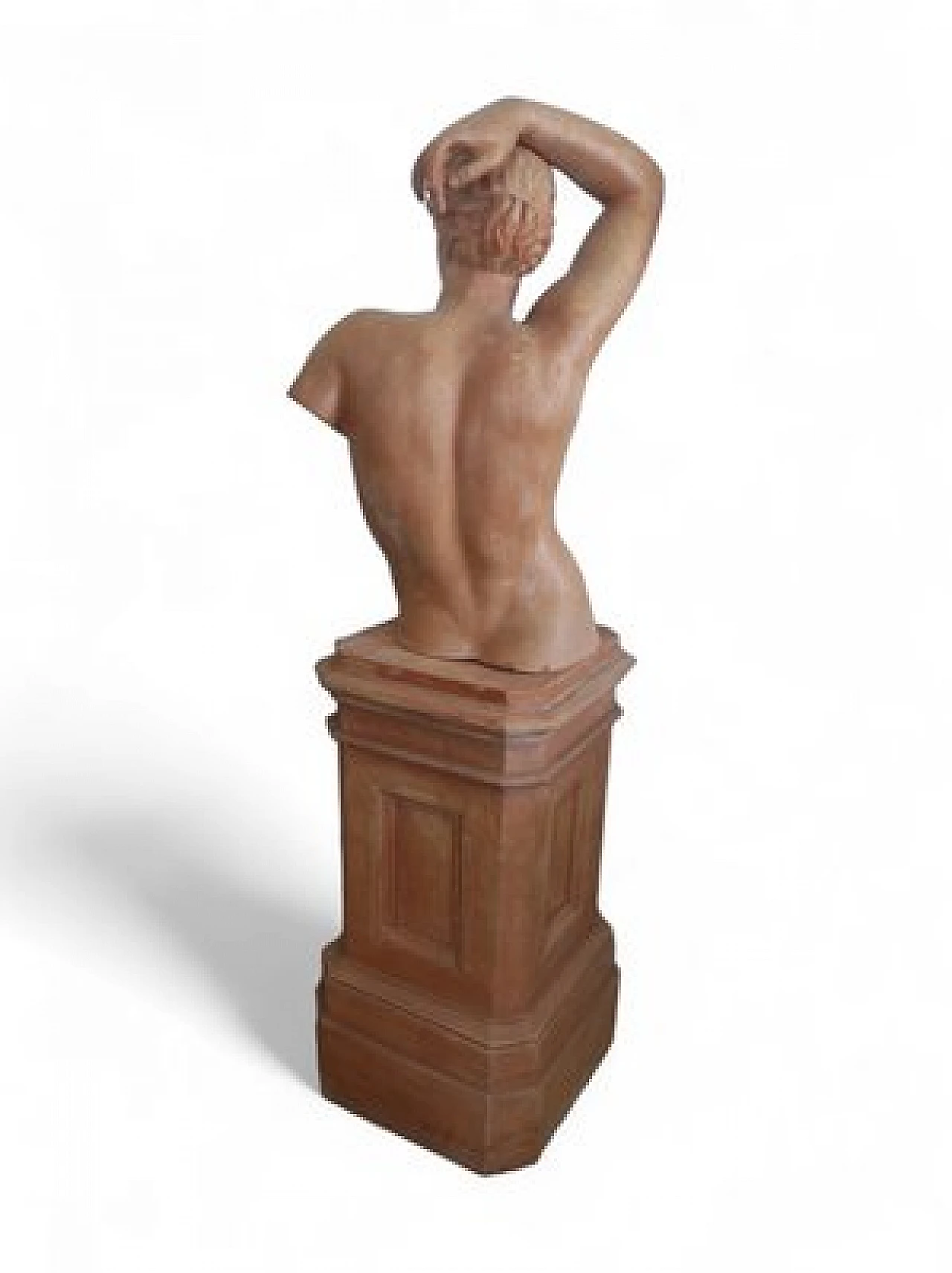 Young boy, terracotta sculpture, 19th century 3