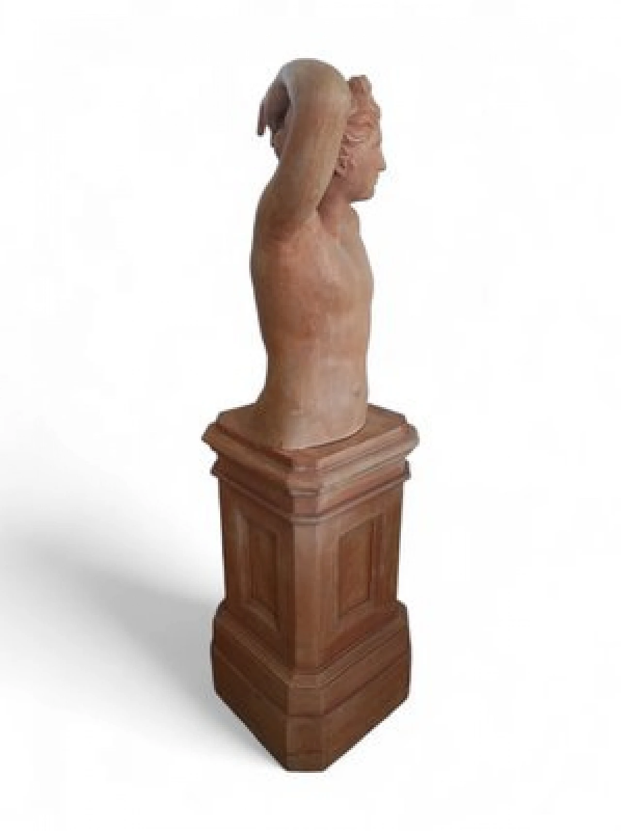 Young boy, terracotta sculpture, 19th century 4