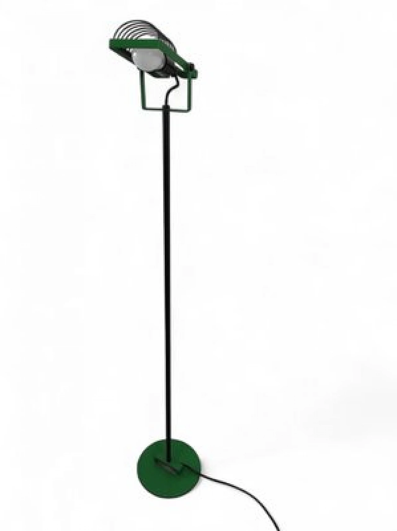 Green metal floor lamp by Ernesto Gismondi for Artemide, 1970s 1