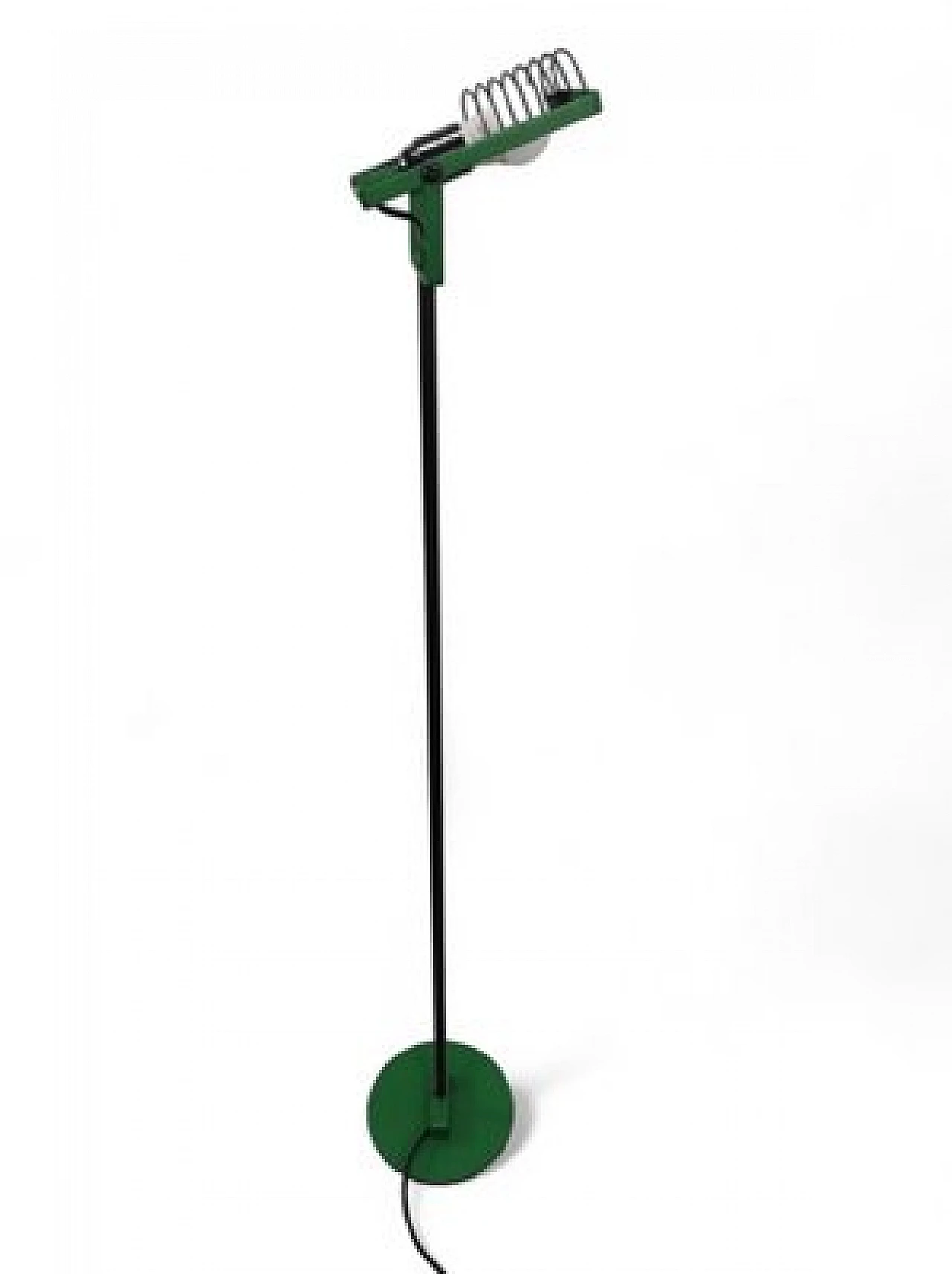 Green metal floor lamp by Ernesto Gismondi for Artemide, 1970s 2