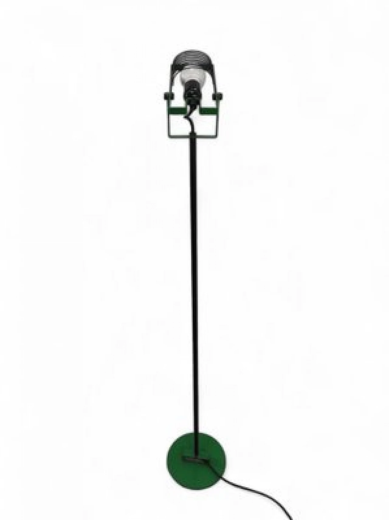 Green metal floor lamp by Ernesto Gismondi for Artemide, 1970s 3