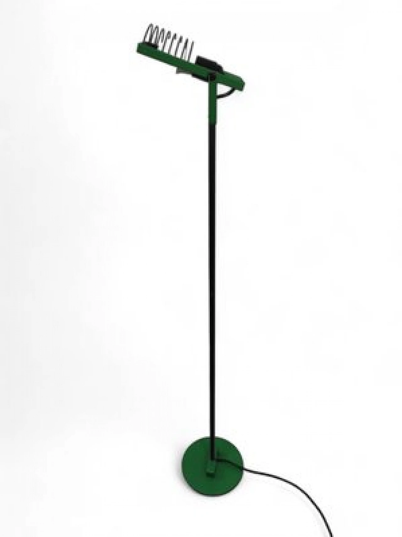 Green metal floor lamp by Ernesto Gismondi for Artemide, 1970s 4