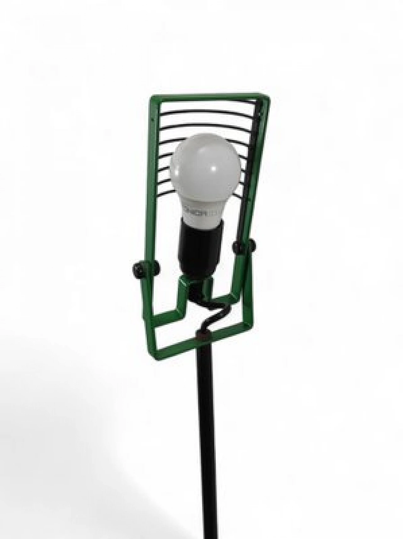 Green metal floor lamp by Ernesto Gismondi for Artemide, 1970s 5