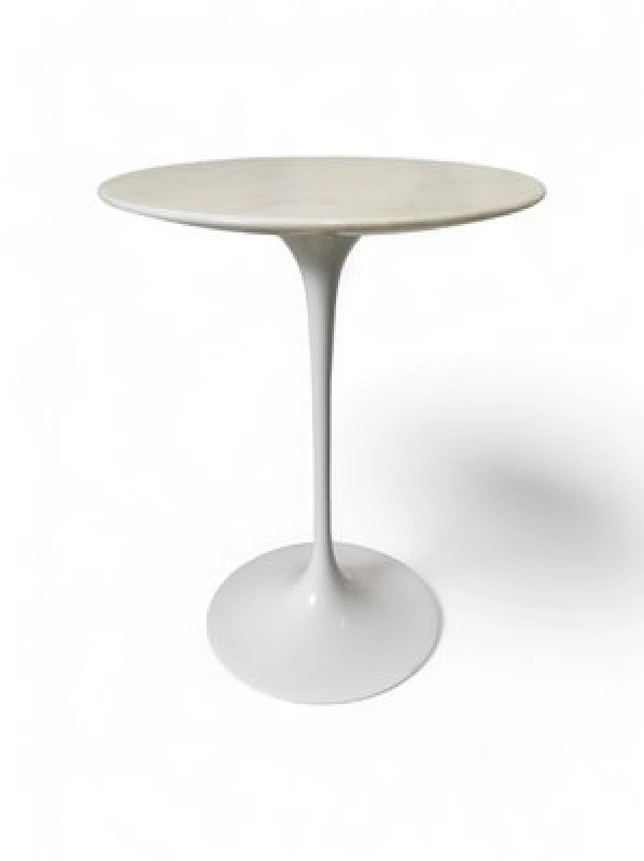 Coffee table with marble top by Eero Saarinen for Knoll, 1980s 1