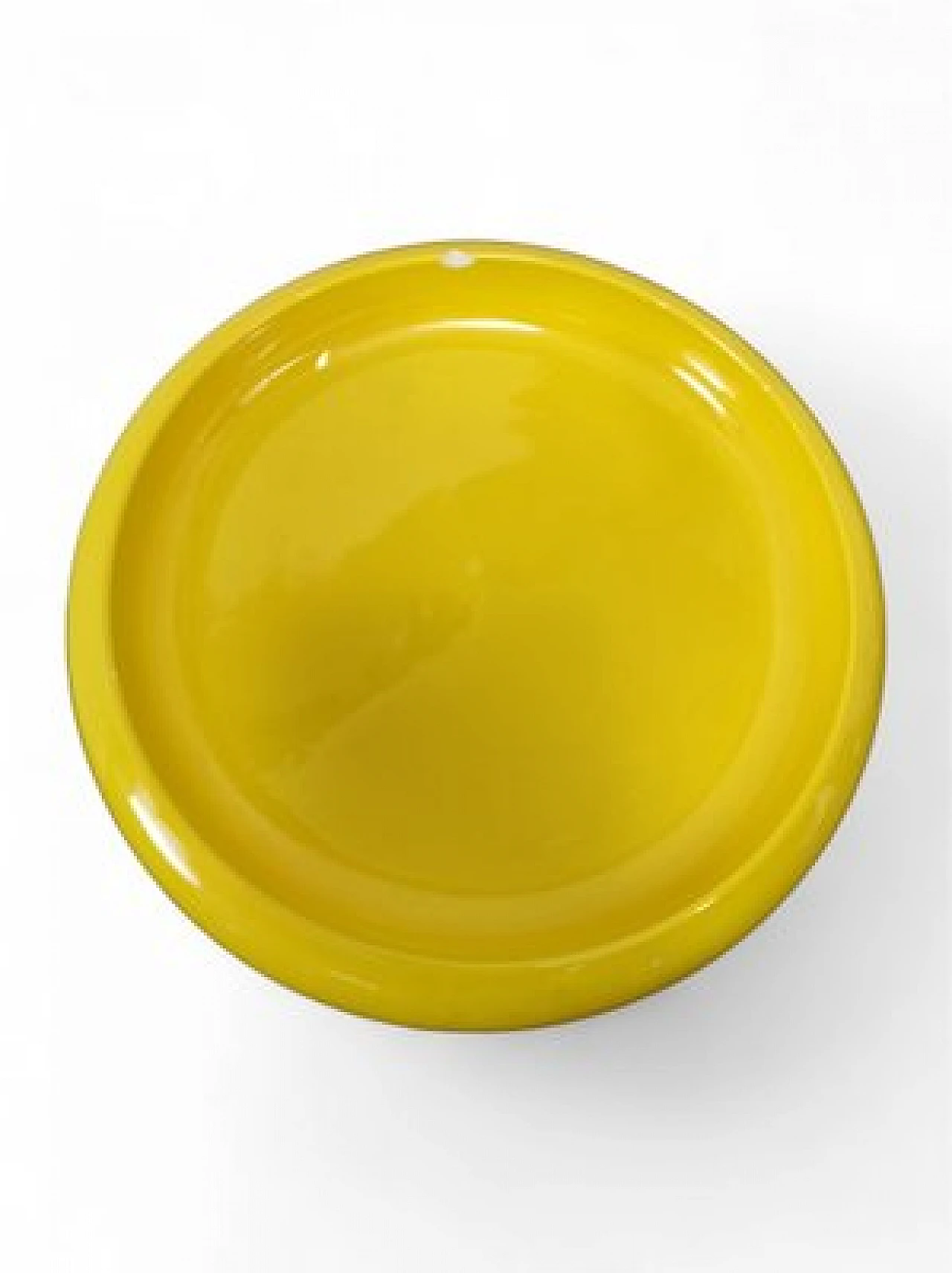 Yellow & blue ceramic appetizer service by Il Picchio, 1960s 7