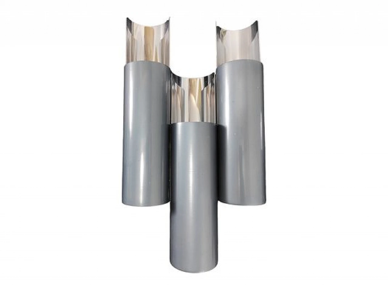 4 Wall lamps in laquered & chromed metal by Stilnovo, 1960s 6