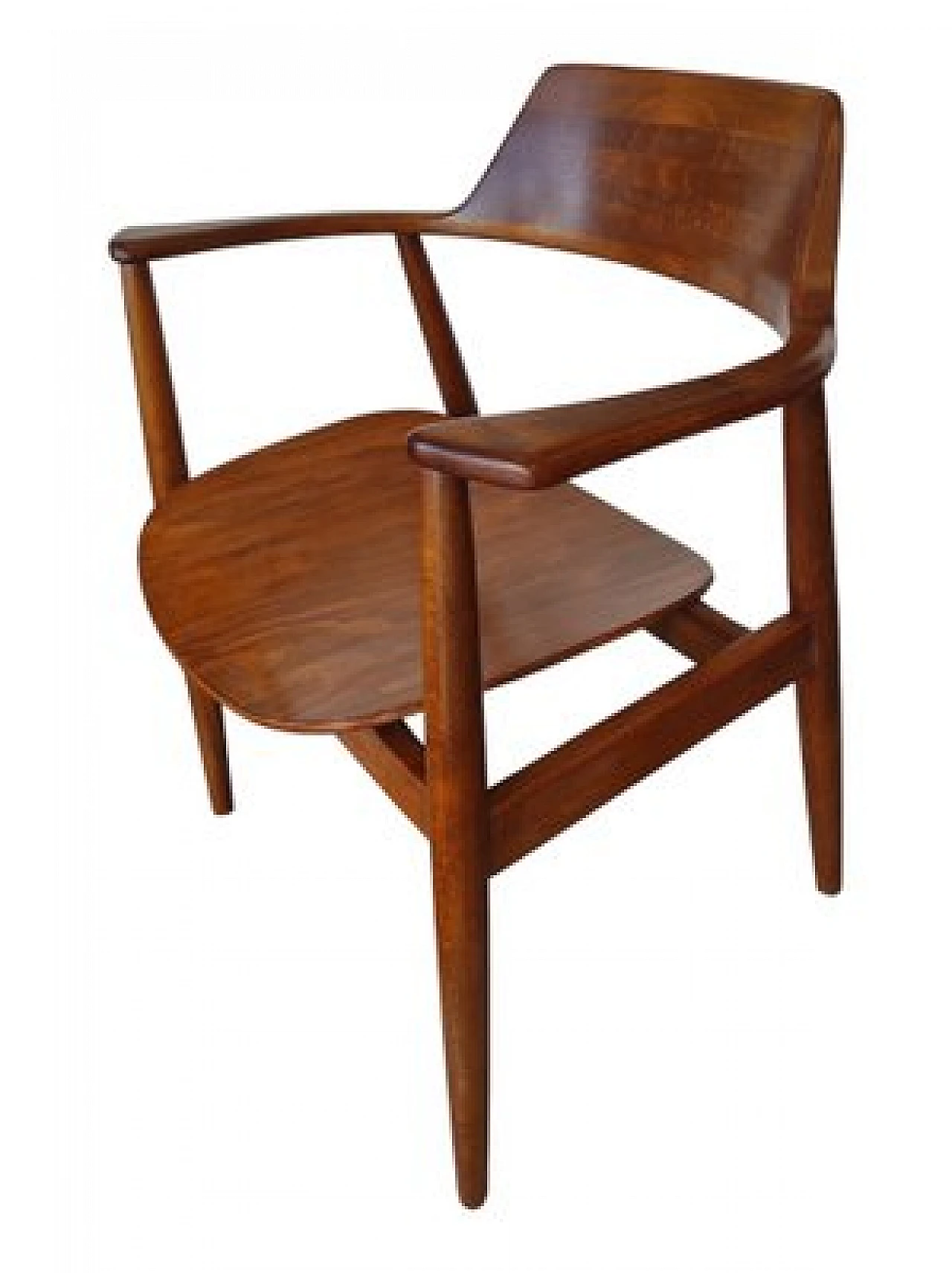 4 Chairs with armrests in teak by Wilkhahn, 1950s 6