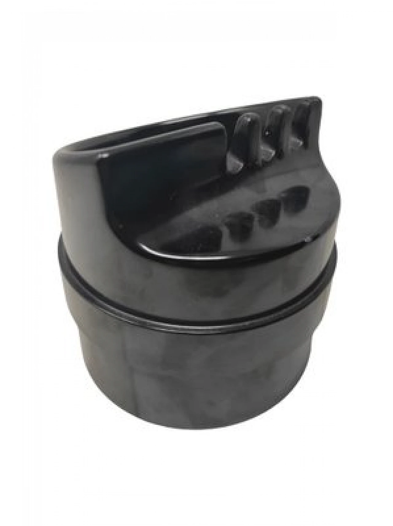 Black plastic modular ashtray by Joe Colombo for Kartell, 1970s 5