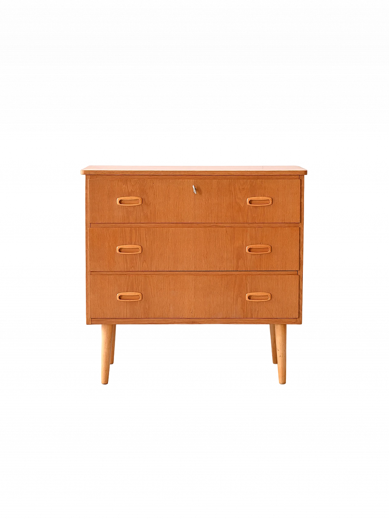 Swedish oak chest of drawers, 1960s 9