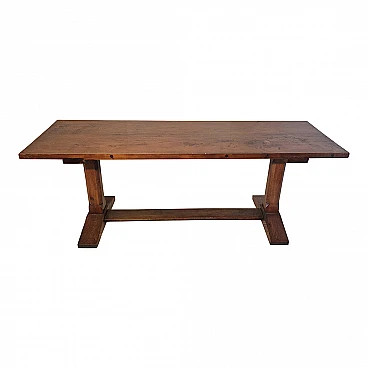 Solid walnut fratino table, 1970s