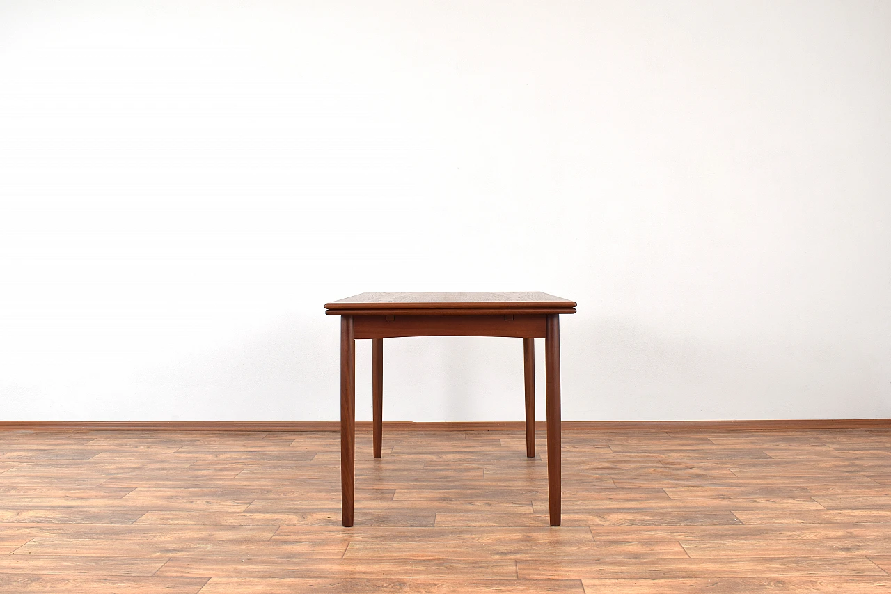 Danish teak extendable table, 1960s 5