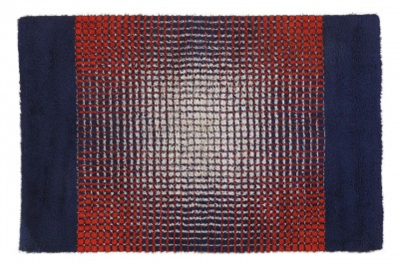 Kyoto wool carpet by Gaetano Pesce, 1969 2