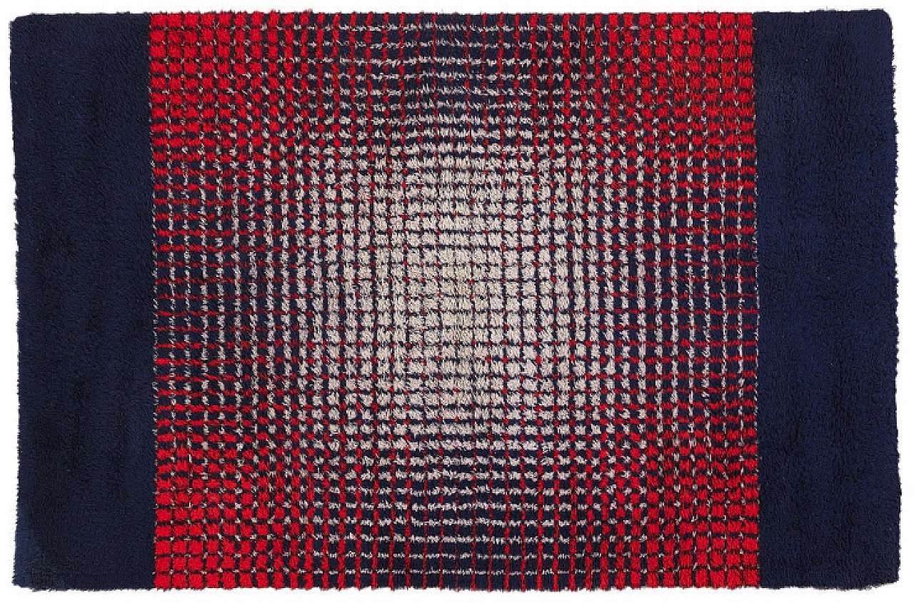 Kyoto wool carpet by Gaetano Pesce, 1969 12