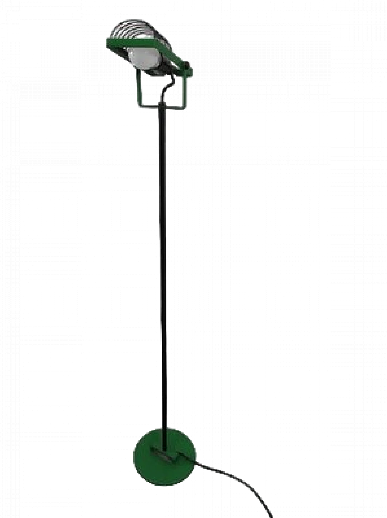 Green metal floor lamp by Ernesto Gismondi for Artemide, 1970s 9