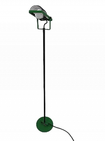 Green metal floor lamp by Ernesto Gismondi for Artemide, 1970s