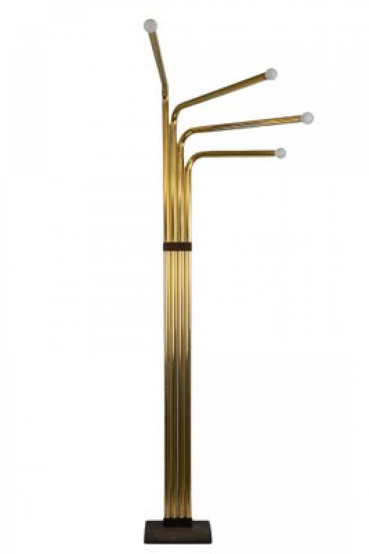 4-Light floor lamp in gilded metal by Goffredo Reggiani, 1950s 4