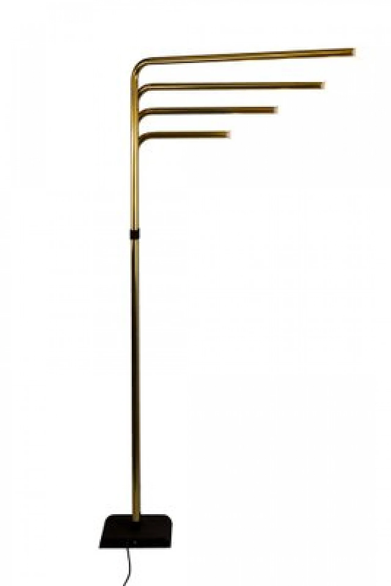 4-Light floor lamp in gilded metal by Goffredo Reggiani, 1950s 5