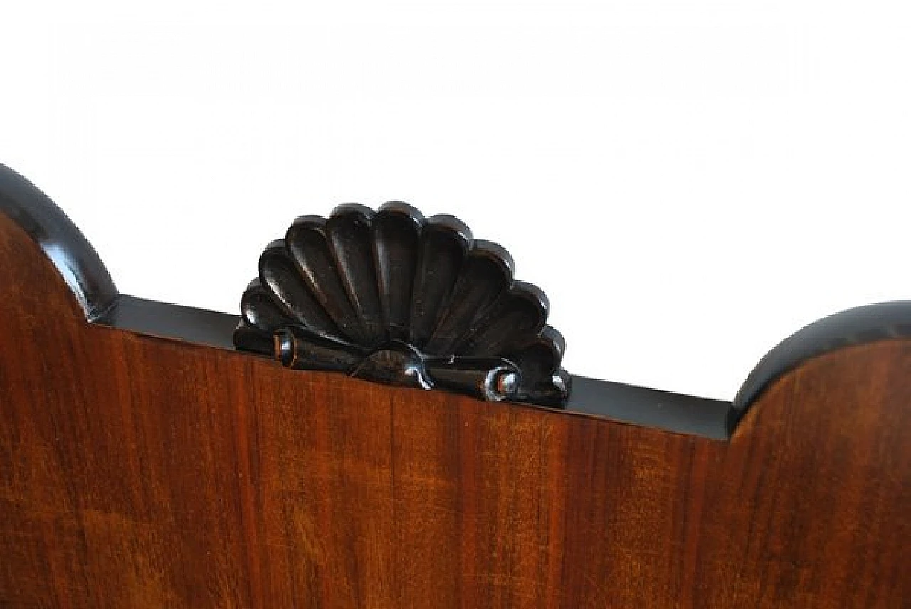 Wooden bench attributed to Melchiorre Bega, 1950s 7