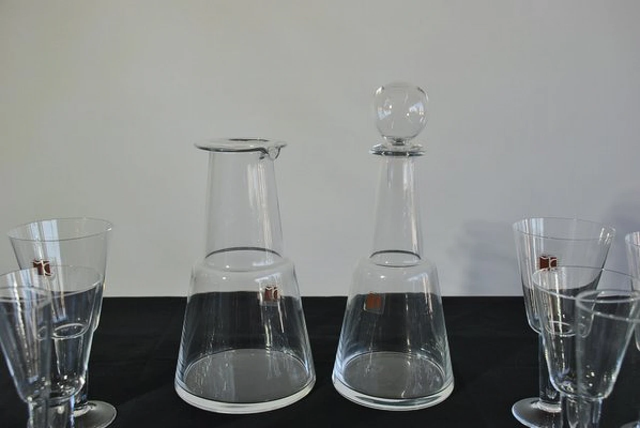 38 Glasses in Murano glass by Carlo Moretti, 1990s 3