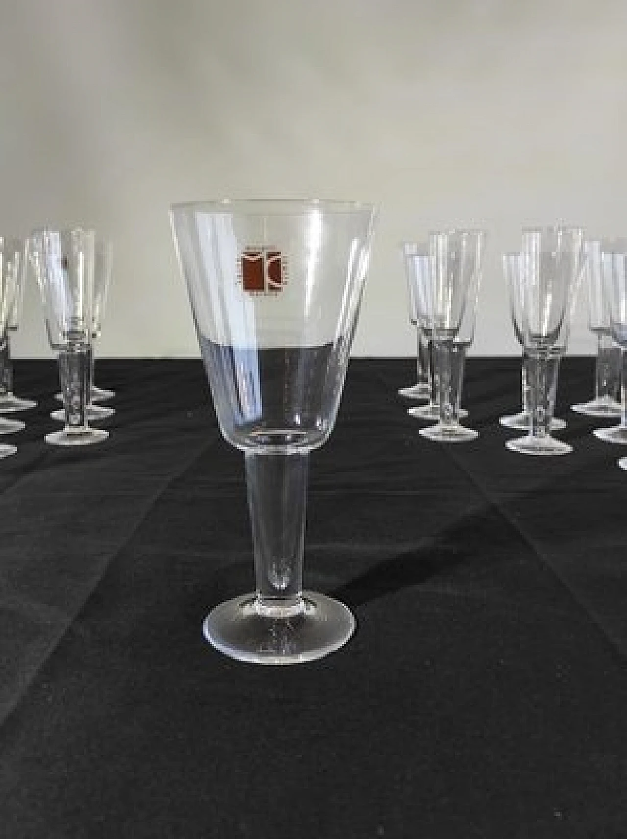 38 Glasses in Murano glass by Carlo Moretti, 1990s 7