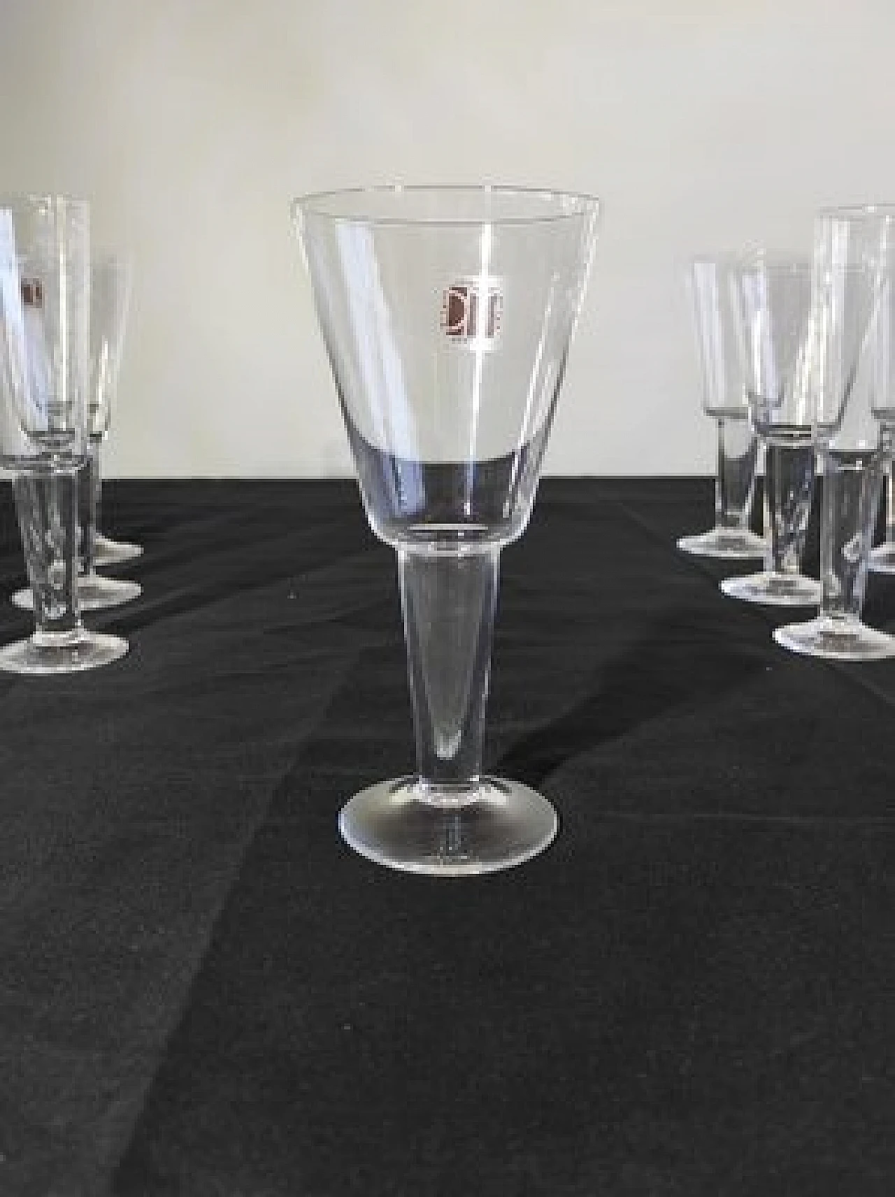 38 Glasses in Murano glass by Carlo Moretti, 1990s 8
