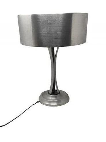 Desk lamp in aluminum by Oscar Torlasco for Lumi, 1950s