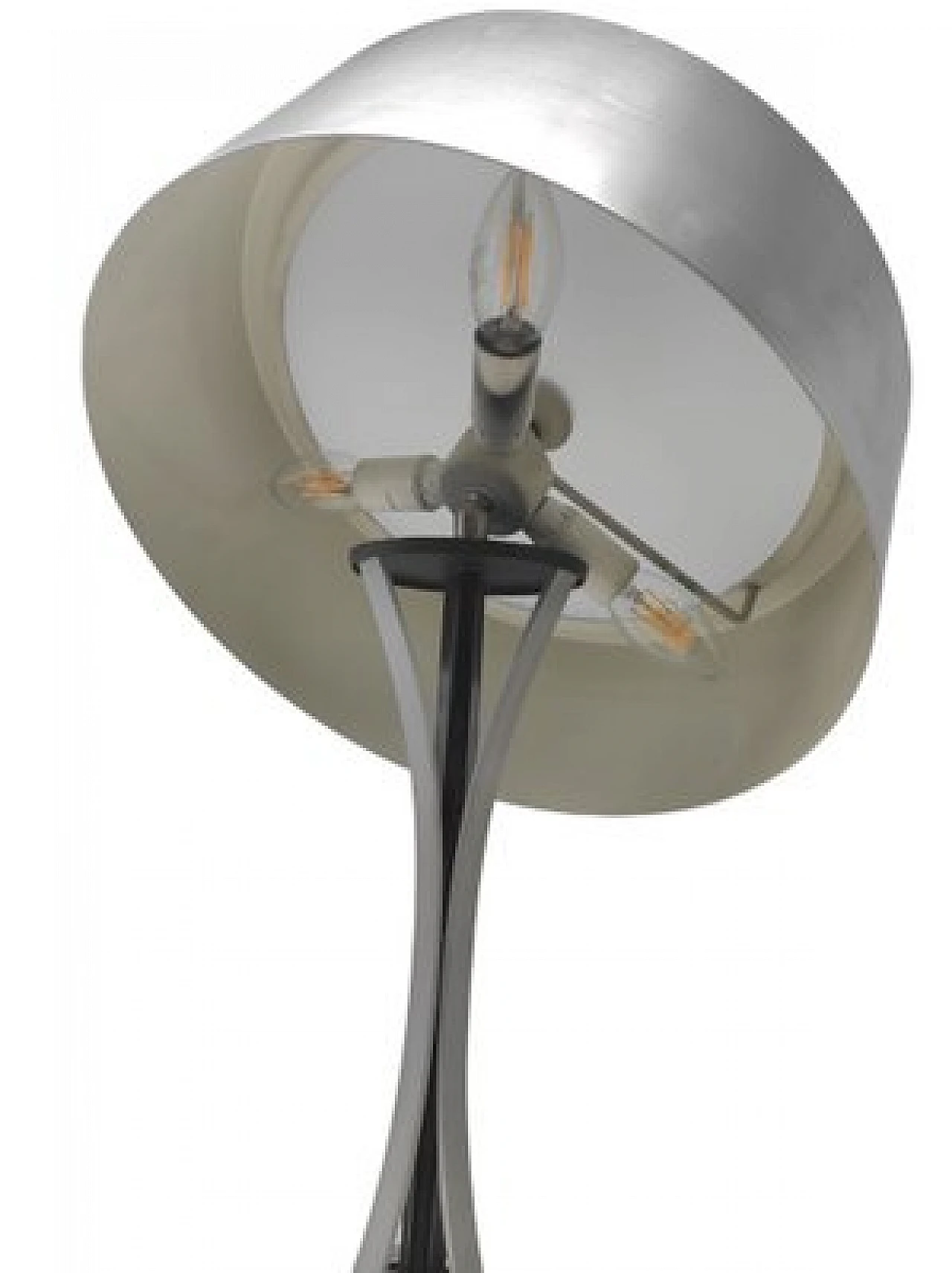 Desk lamp in aluminum by Oscar Torlasco for Lumi, 1950s 3