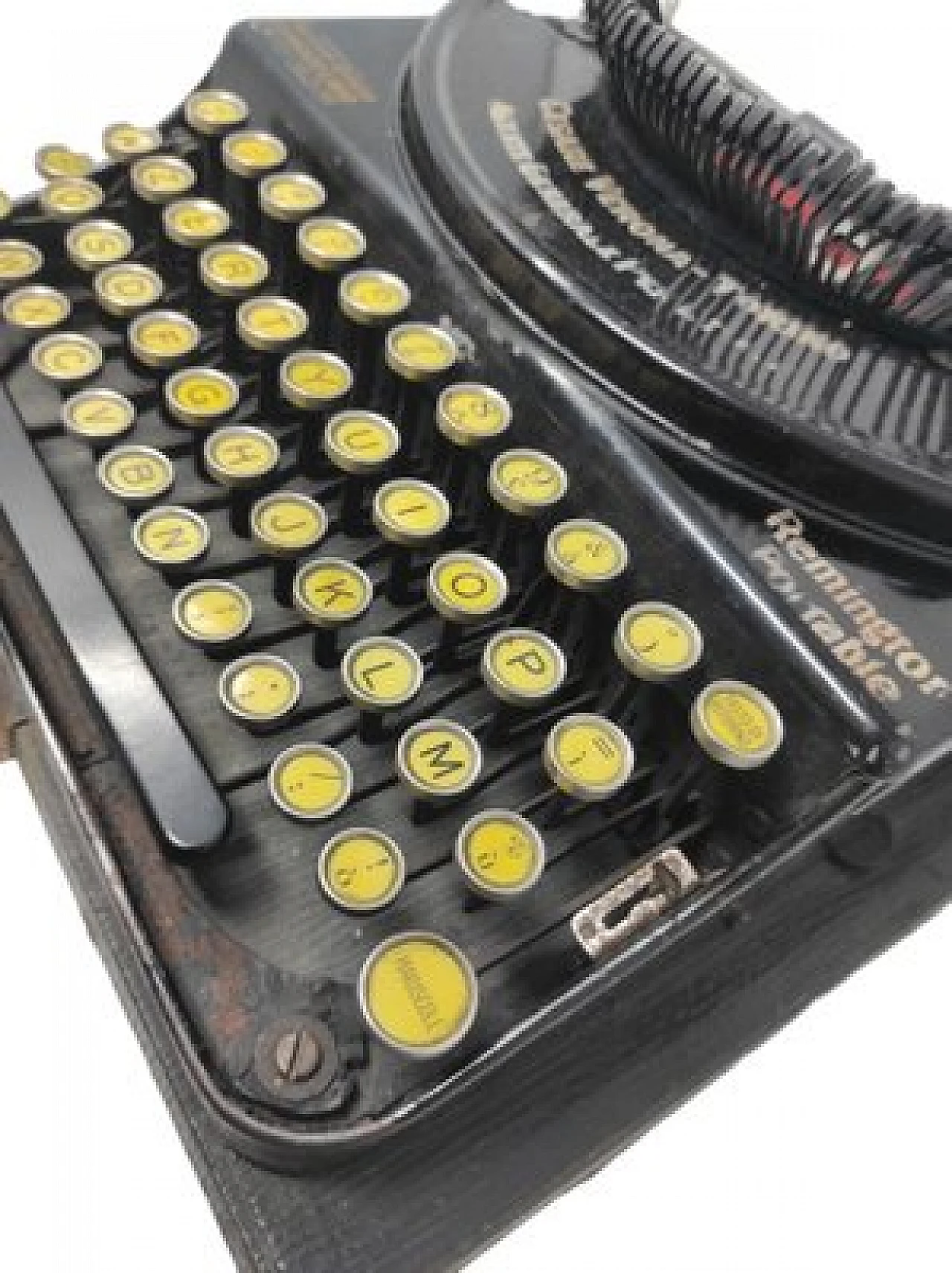 Portable typewriter in steel & metal by Remington, 1910s 4