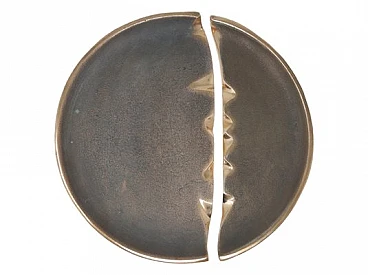 Centrotavola in bronzo di Carlo Brera per Esart Fonderie, anni '70