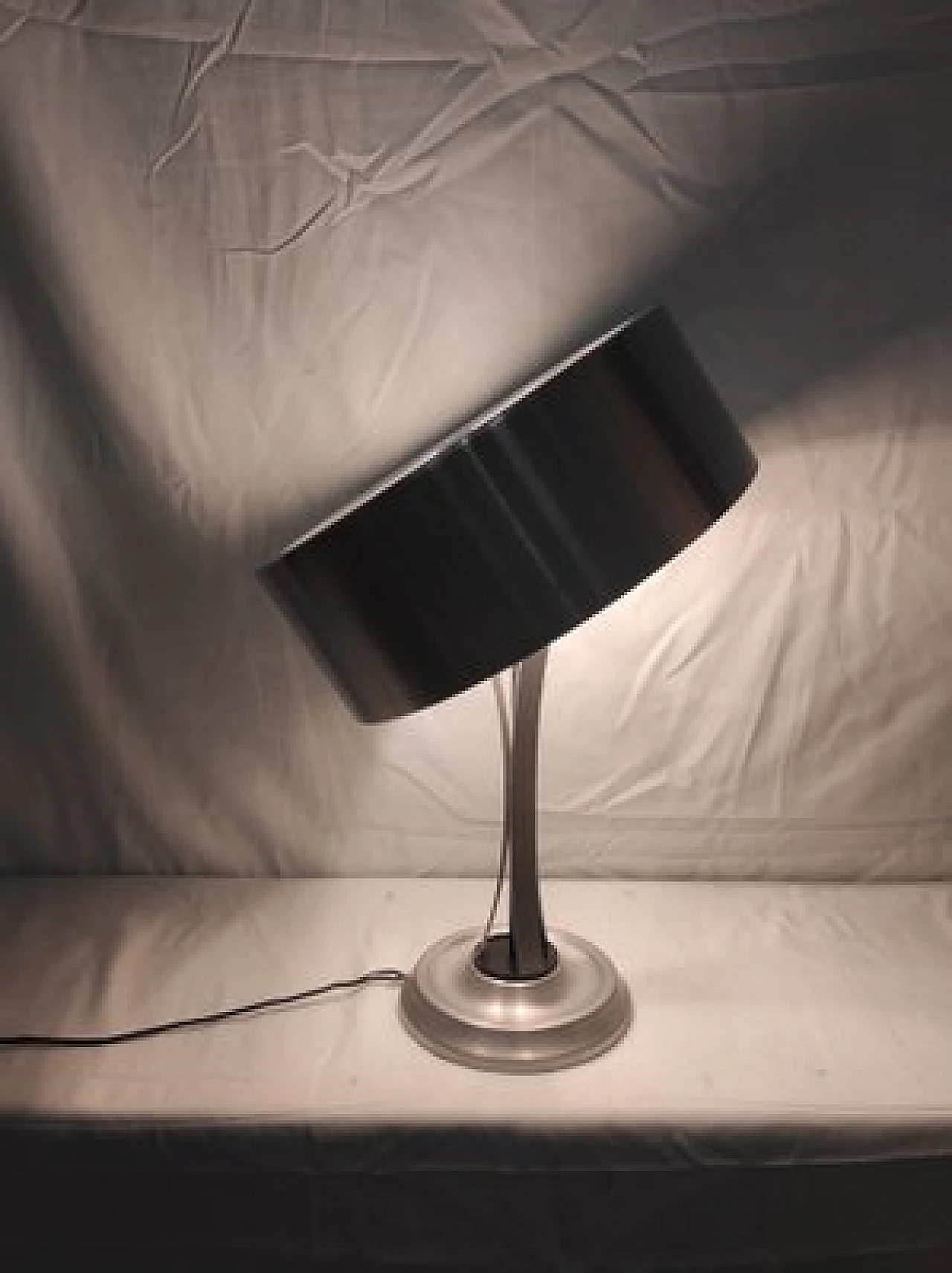 Desk lamp in aluminum by Oscar Torlasco for Lumi, 1950s 9