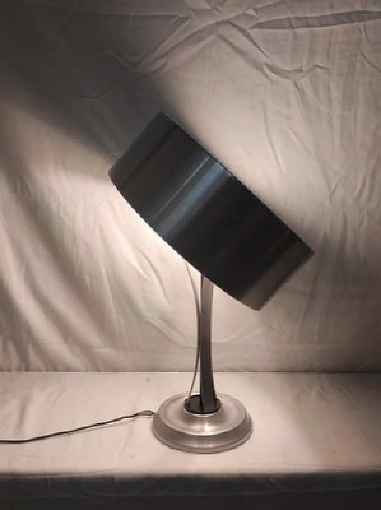 Desk lamp in aluminum by Oscar Torlasco for Lumi, 1950s 10