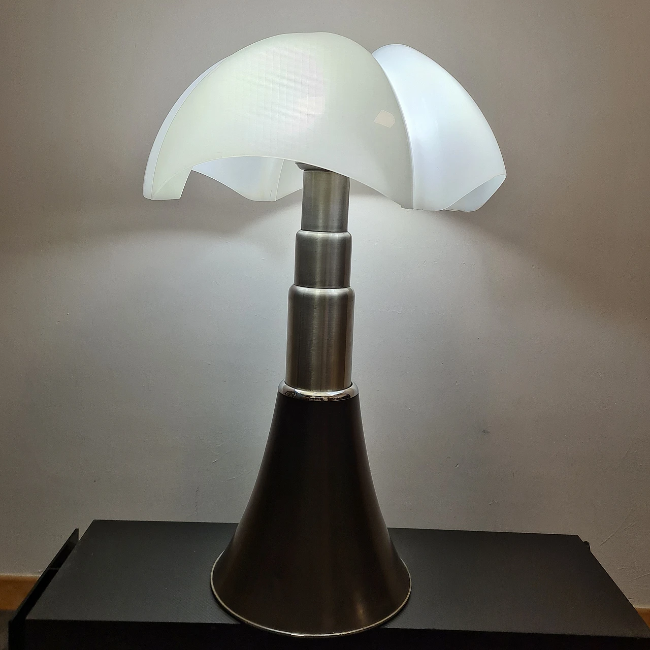 Pipistrello lamp by Gae Aulenti for Martinelli Luce, 1970s 3