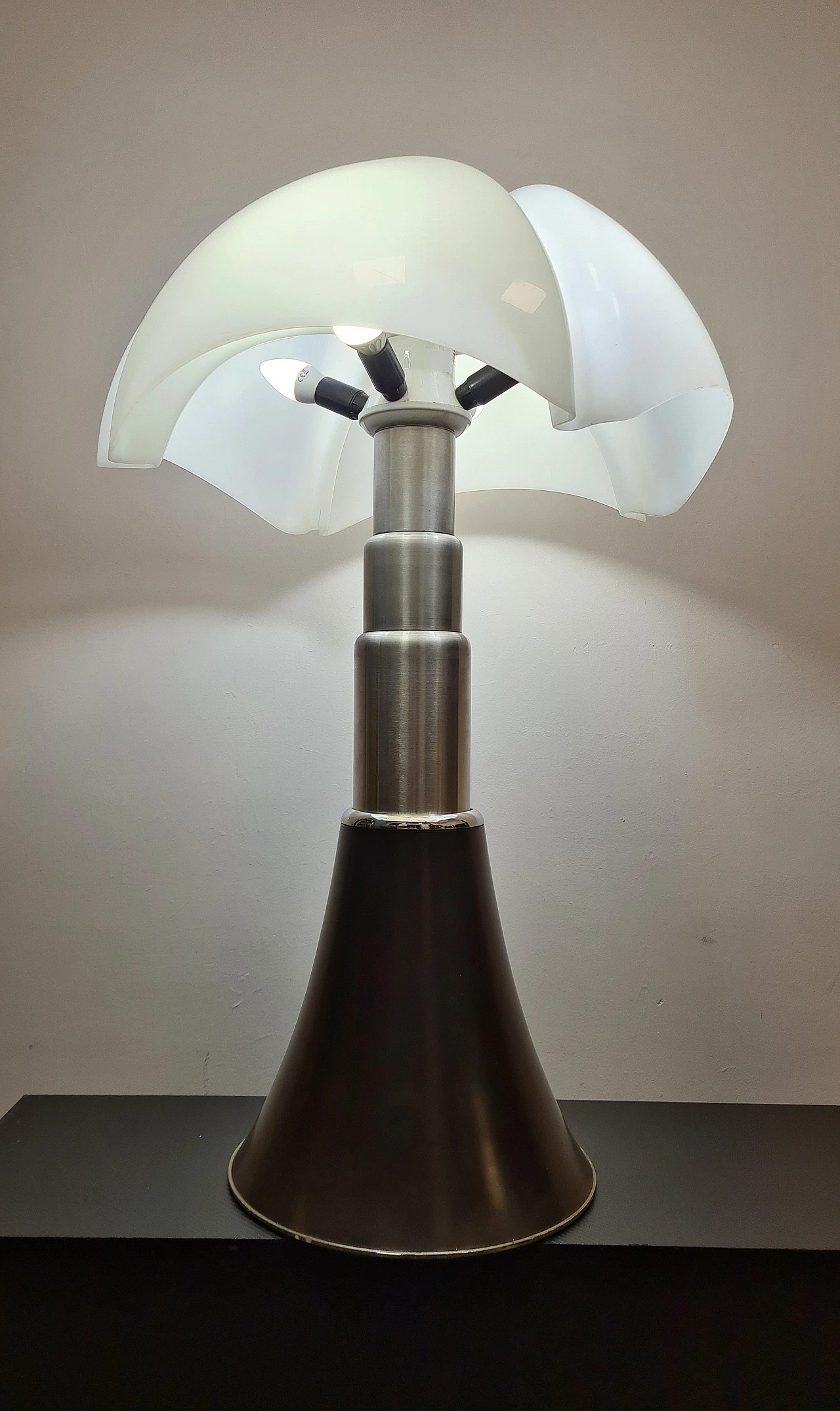 Pipistrello lamp by Gae Aulenti for Martinelli Luce, 1970s 4