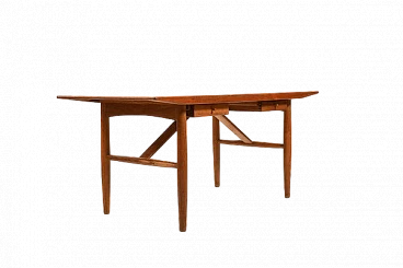 Danish teak and oak desk, 1960s