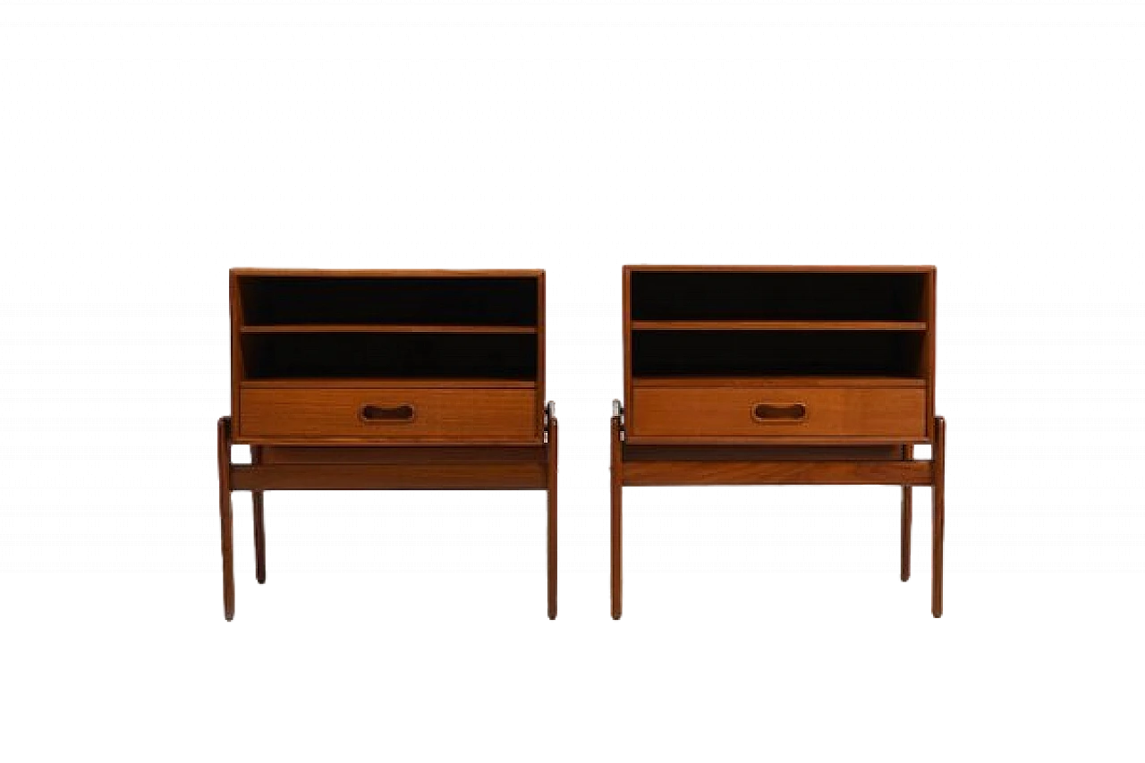 Pair of bedside tables by Arne Vodder for Vamo Sønderborg, 1960s 10