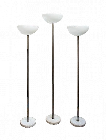 3 Papavero floor lamps by the Castiglioni brothers for Flos, 1964