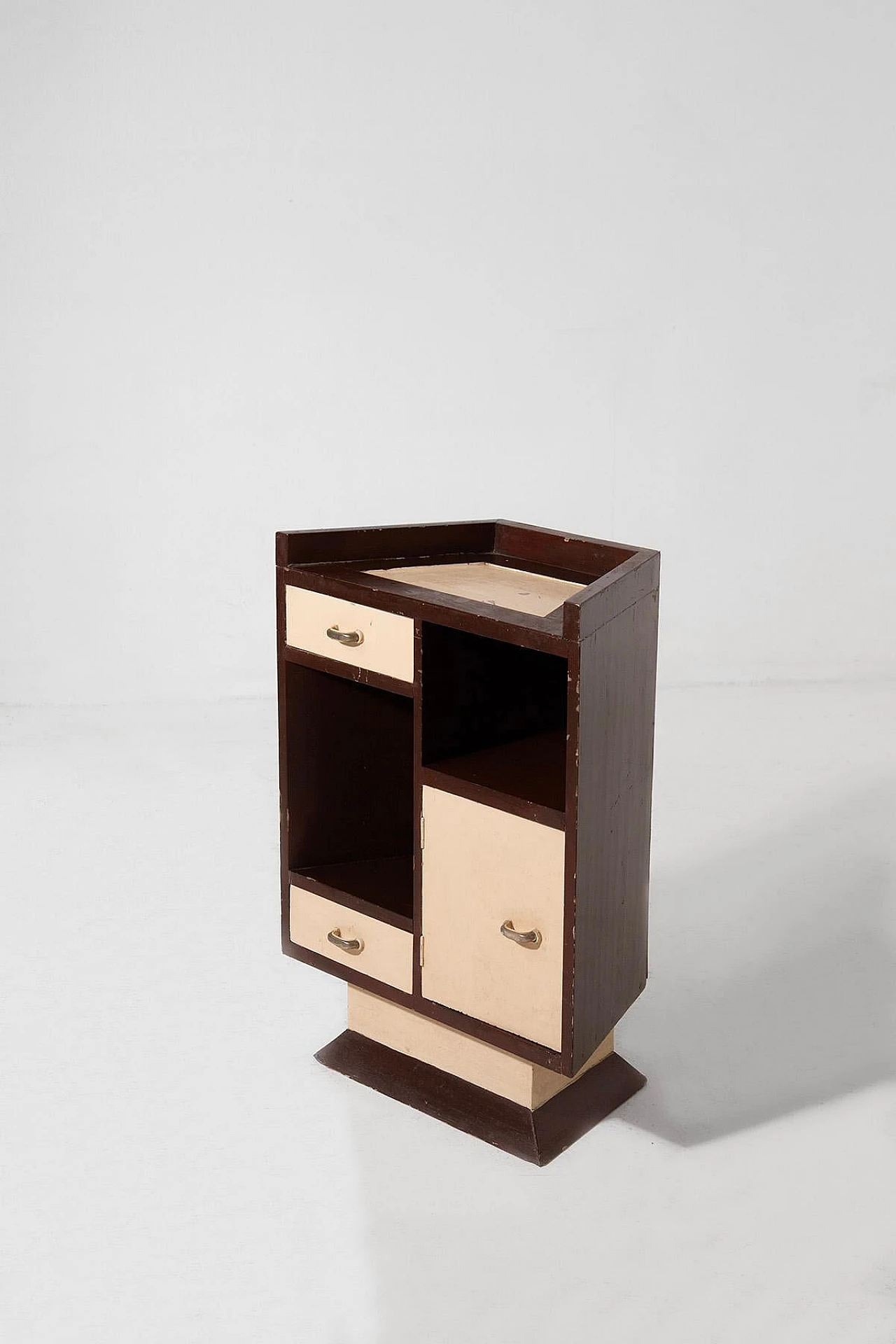 Futurist sideboard in two-tone wood, 1920s 2