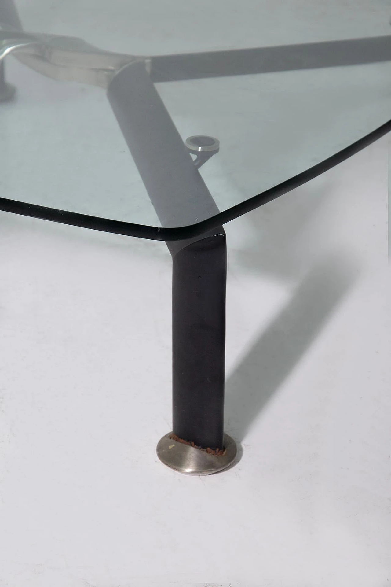 Steel and glass coffee table by Osvaldo Borsani for Tecno, 1960s 7