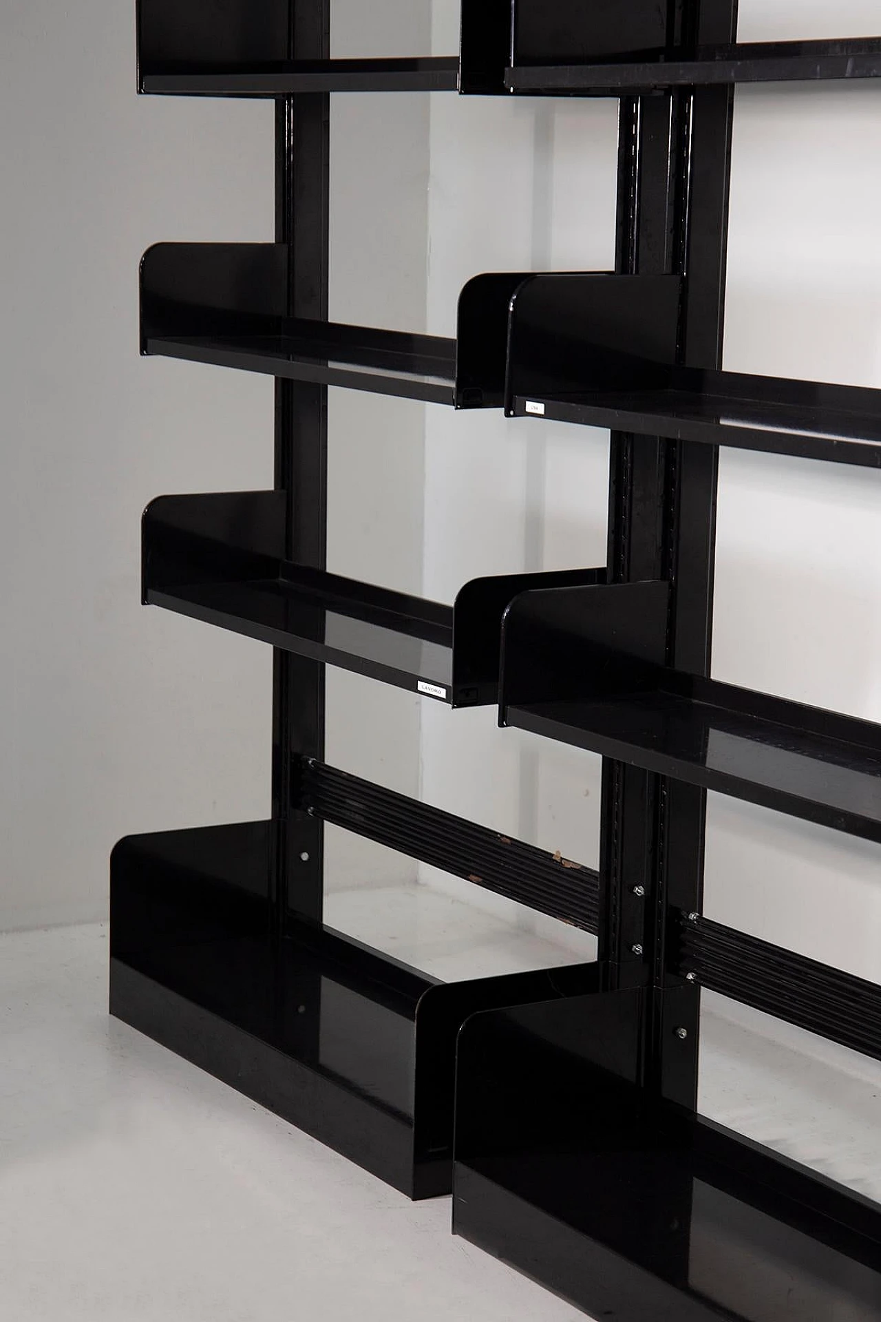 3 Black Congress bookcases by Lips Vago, 1960s 3