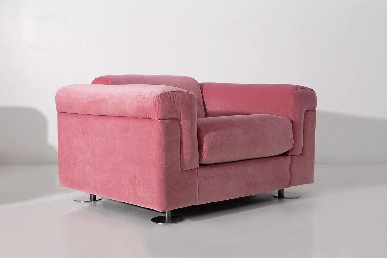 D120 armchair by Valeria Borsani & Alfredo Bonetti for Tecno, 1970s 5