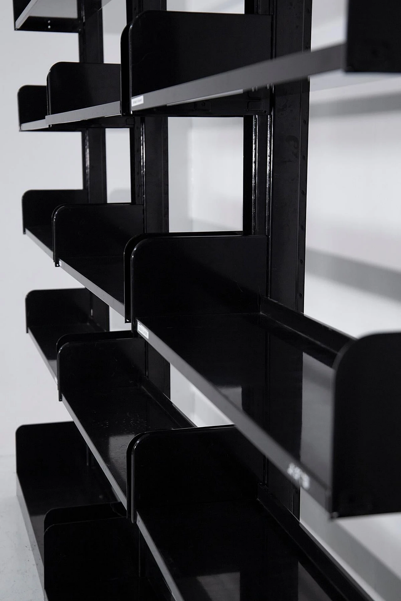 3 Black Congress bookcases by Lips Vago, 1960s 5