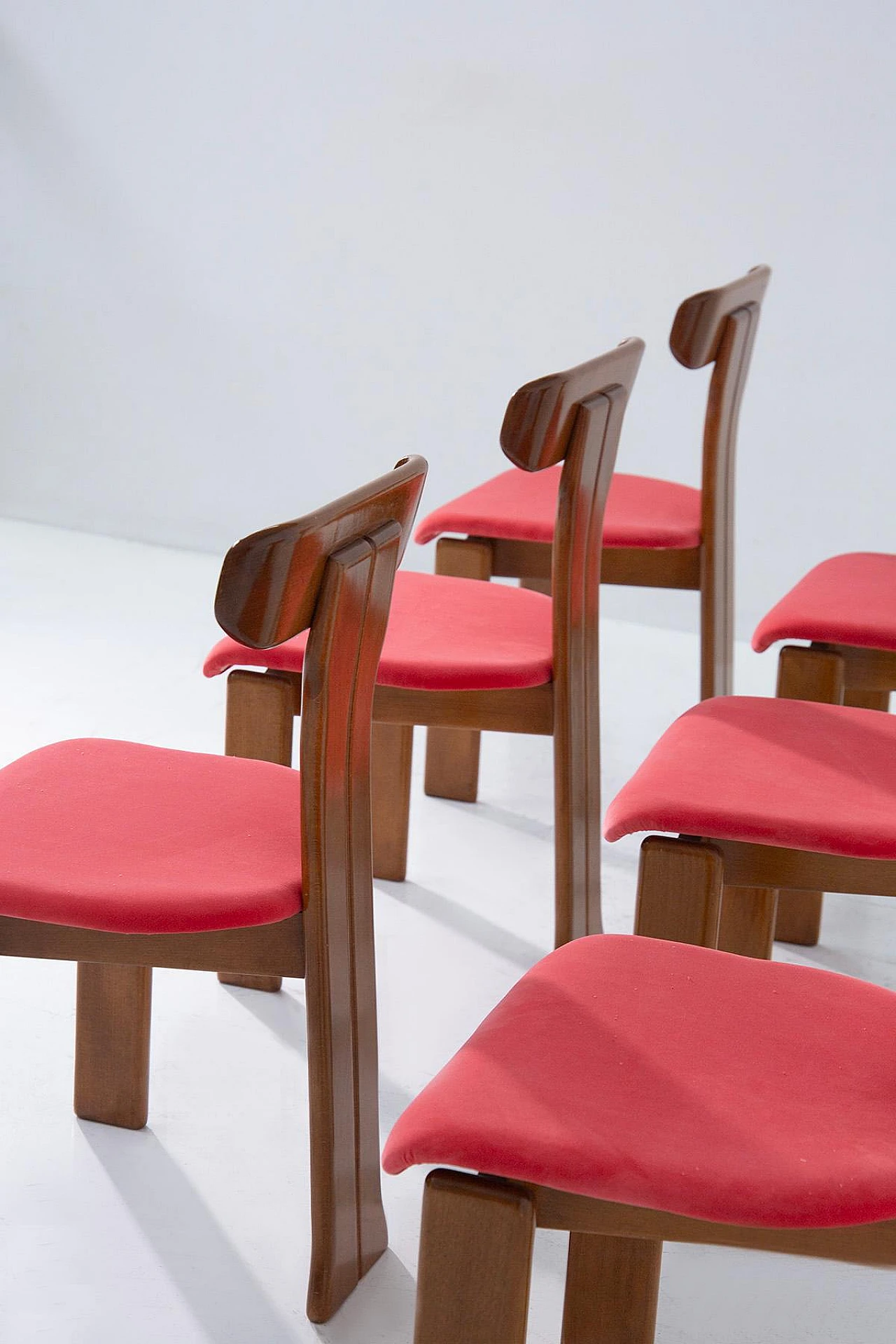 6 Sapporo chairs by Mario Marenco for Mobilgirgi, 1970s 8