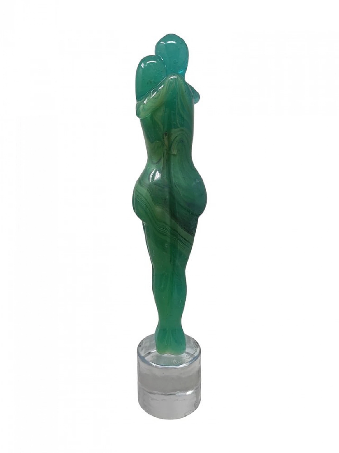 Pino Signoretto, Lovers, Murano glass sculpture, 1998 1