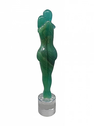 Pino Signoretto, Lovers, Murano glass sculpture, 1998