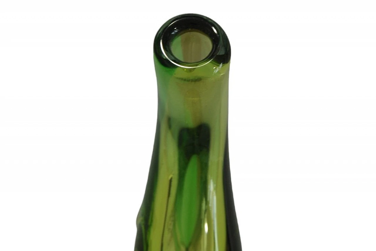 Green glass vase by Kosta Boda, 1980s 8