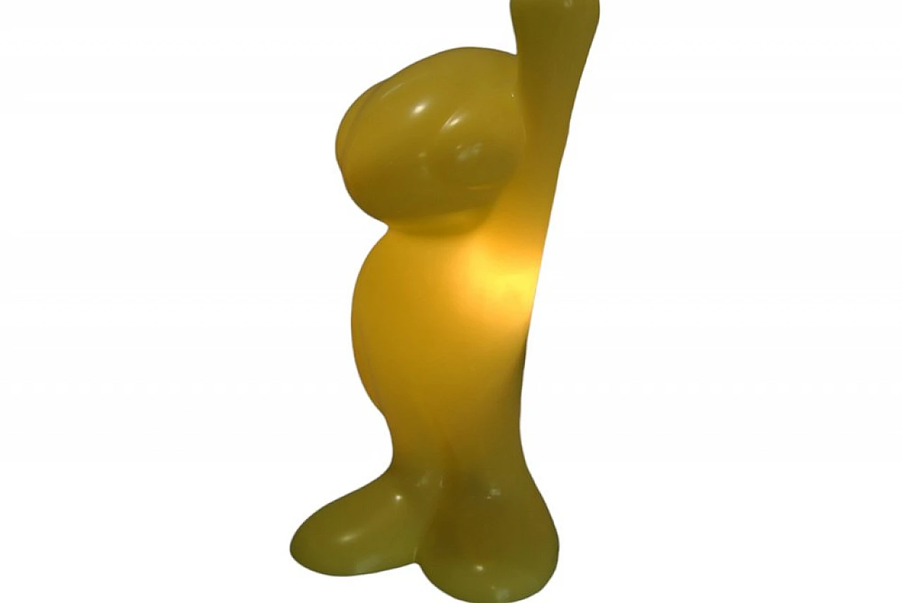 Yellow Super G floor lamp by Guido Venturini for Alessi, 2001 7