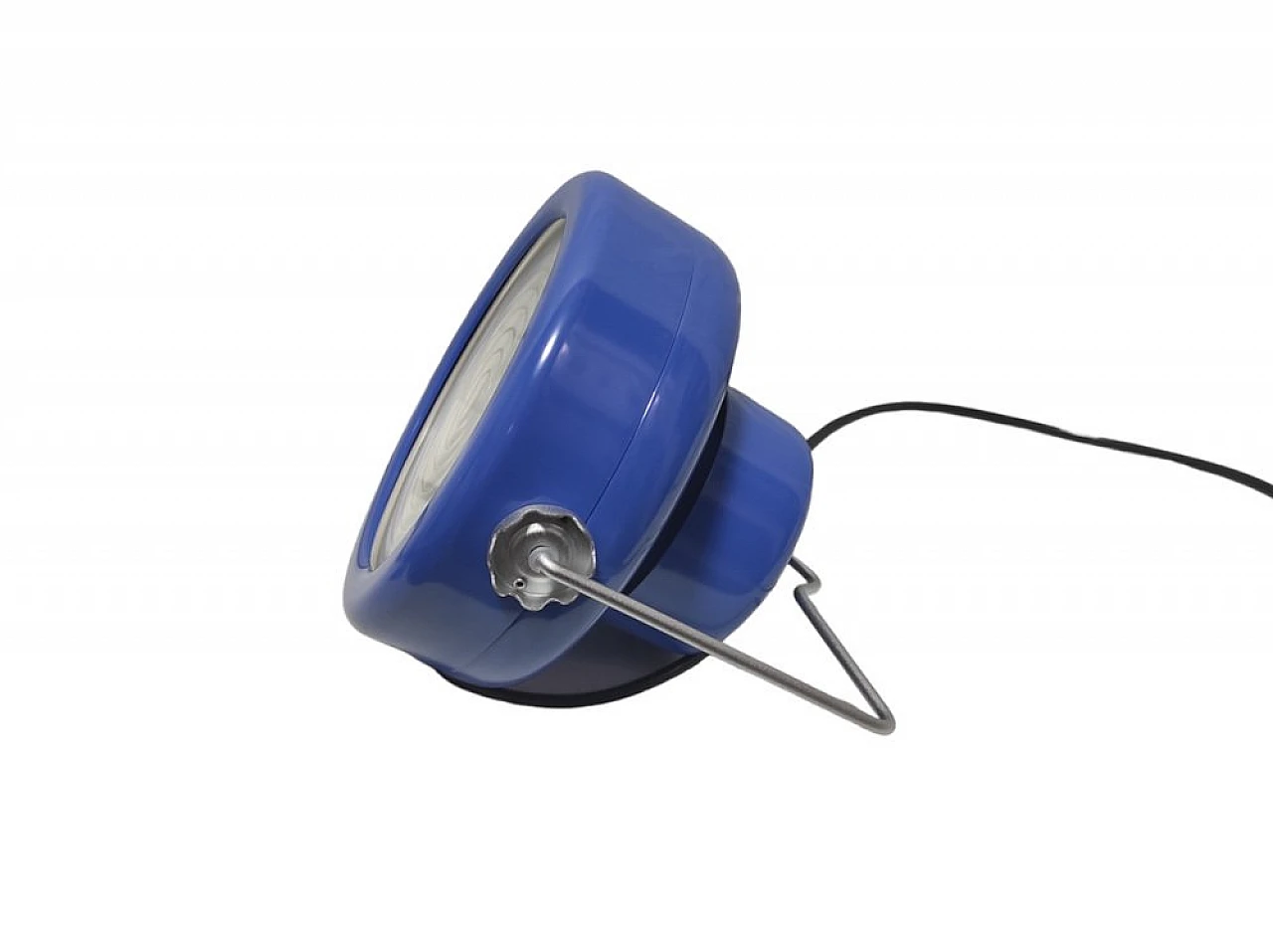 Blue Sciuko 2000 table lamp by Castiglioni Brothers for Flos, 1966 5