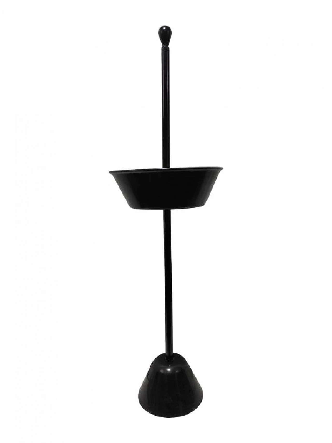 Servomuto ashtray in black by A. Castiglioni for Zanotta, 1960s 1