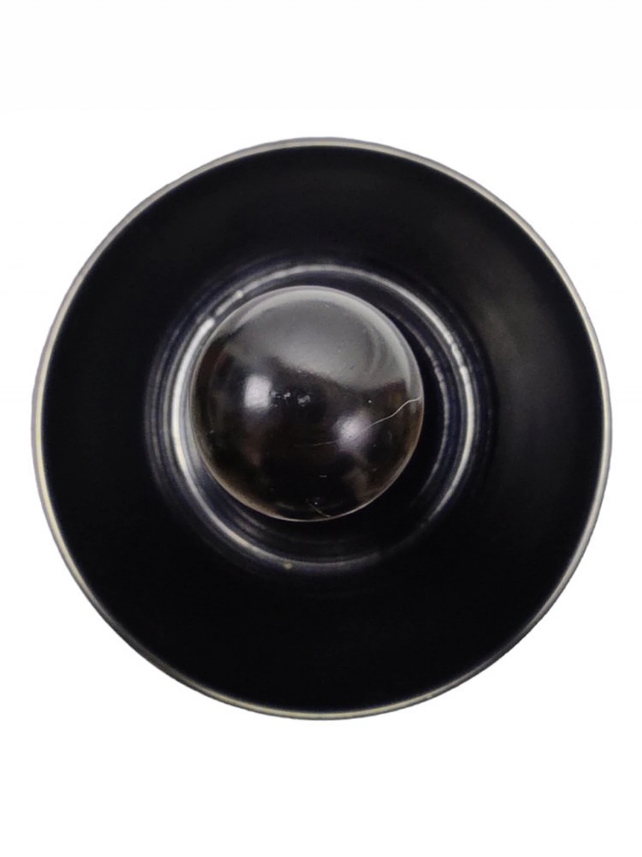 Servomuto ashtray in black by A. Castiglioni for Zanotta, 1960s 5