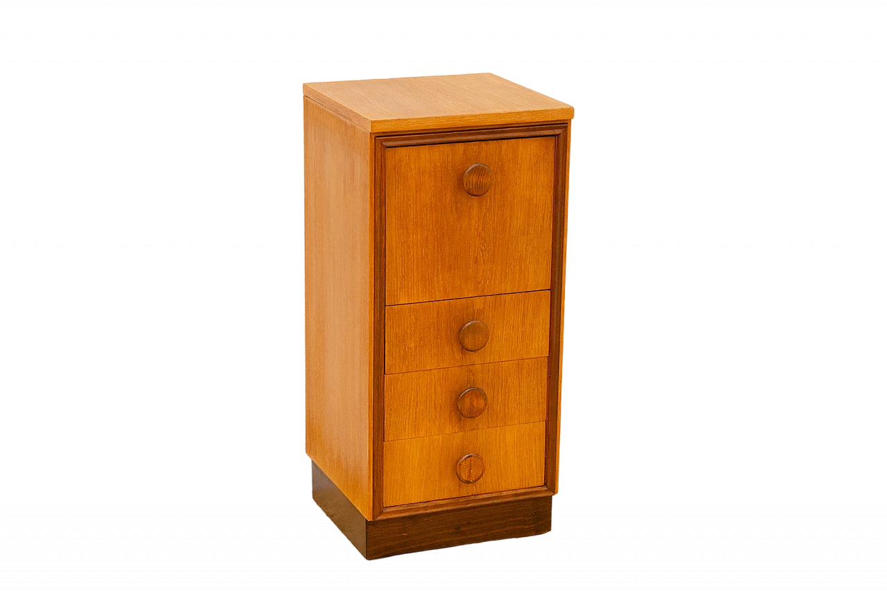 Oak chest of drawers by UP Závody, 1958 18